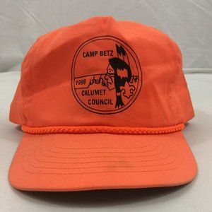* vintage 1990's baseball cap, one size fits all, graphics for Camp Betz MI